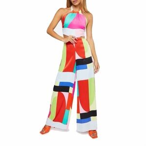 Forever 21 Multicolor Halter Jumpsuit
